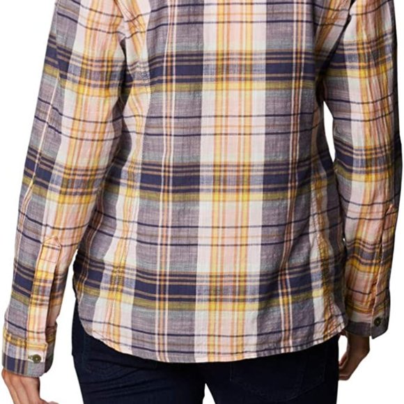 🆕Columbia Women's Camp Henry™ II LS Shirt, Nocturnal Plaid, Small, Brand NEW - Picture 5 of 5
